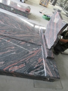 China Aurora nouă ieftină Cardan modele de granit maro roșu polon