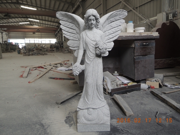 gardian angel grădini statui granit pentru morminte