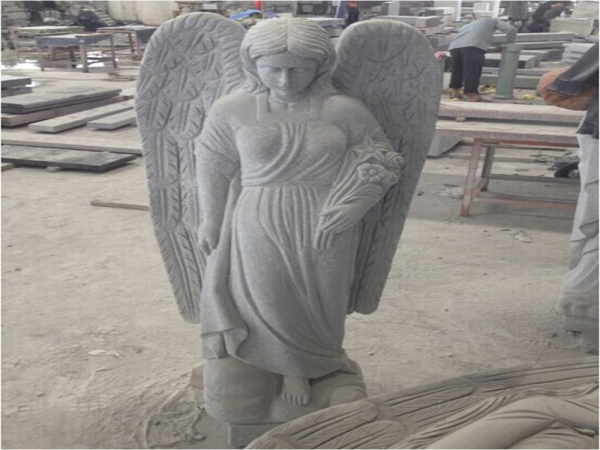 gardian angel grădini statui granit pentru morminte