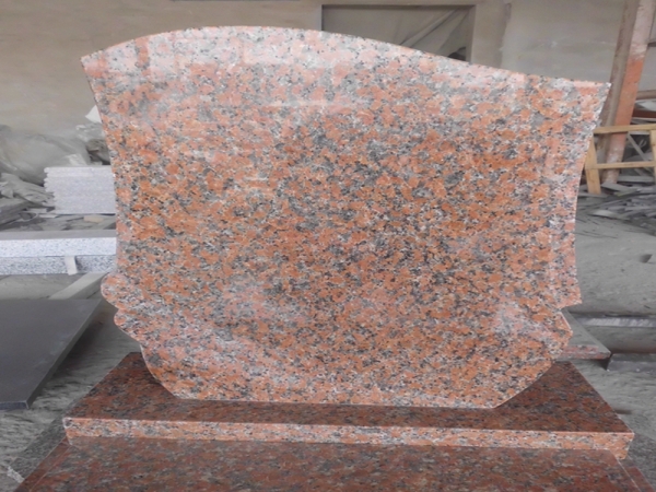 g562 monument de piatră de graniță de granit roșu de granit