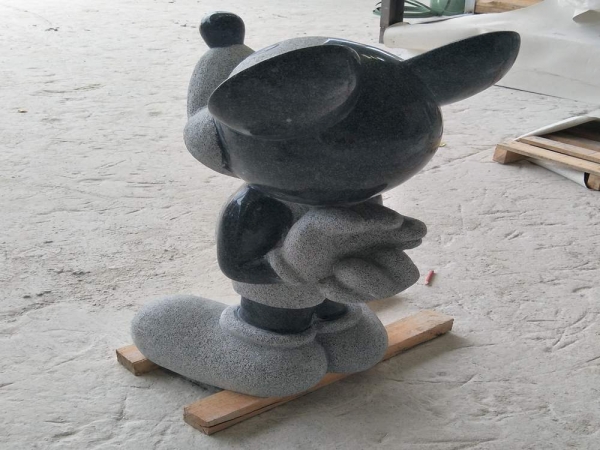 personalizat g654 granit gri închis sculpturi moderne de casa