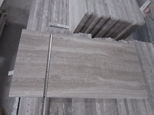 serpeggiante plăci de perete din lemn de marmură albă
