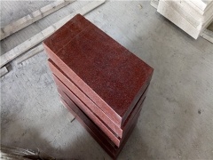 Imperial Red Granite Flush Flat Grave Markers