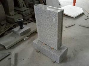 bianco cristal gri granit carte carte în formă de piatră de mormânt