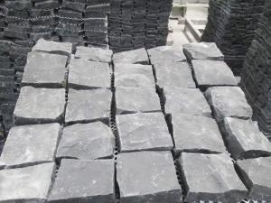 shanxi negru granit cuburi naturale cobbled pavaj