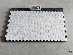 Bianco Carrara Placi de mozaic hexagon mozaic lustruit
