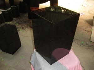 Indian negru granit grave urns memorial piatra de temelie