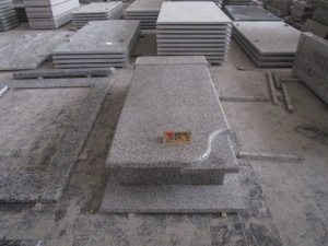 G623 Gray Granite Cemetery Tombstone Stilul de Vest