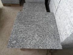 Spray White Granite Grey Floor Tiles