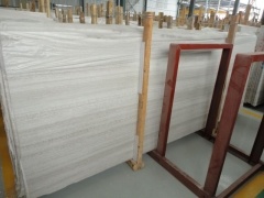 China alb placi de marmură din lemn