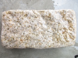 China Rusty galben G682 granit cub Paver Stone
