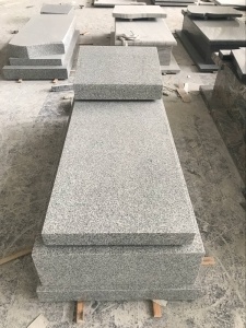 g603 cimitir din granit gri, piatră mormântă în stil israel