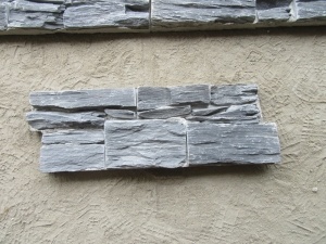 piatră de ciment negru de cultură naturală pentru placarea pereților