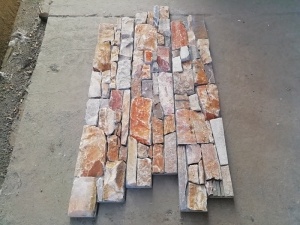 piatră de ciment de culoare naturală mixtă pentru cultură naturală pentru placarea pereților